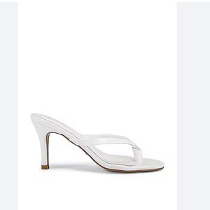 Raye Yacht Heel White 7.5 - Pre-Owned with Box & Dust Bag